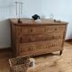 Dressing table in solid oak.