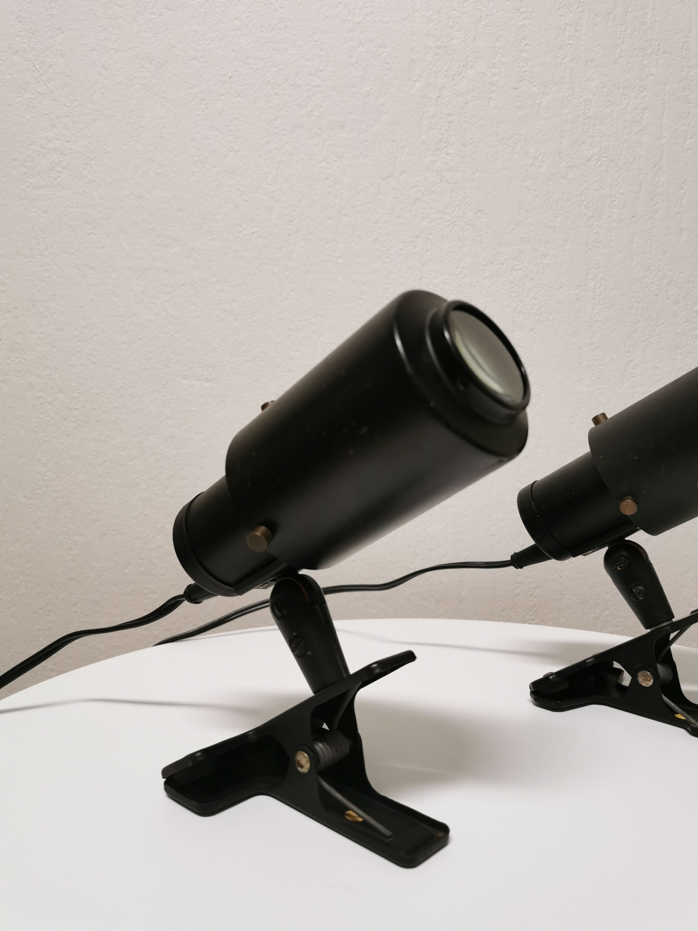 Pair of Jacques Biny wall lamps for Lita, 1950