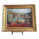 Scène d'Intérieur. Huile Sur Panneau XIXème