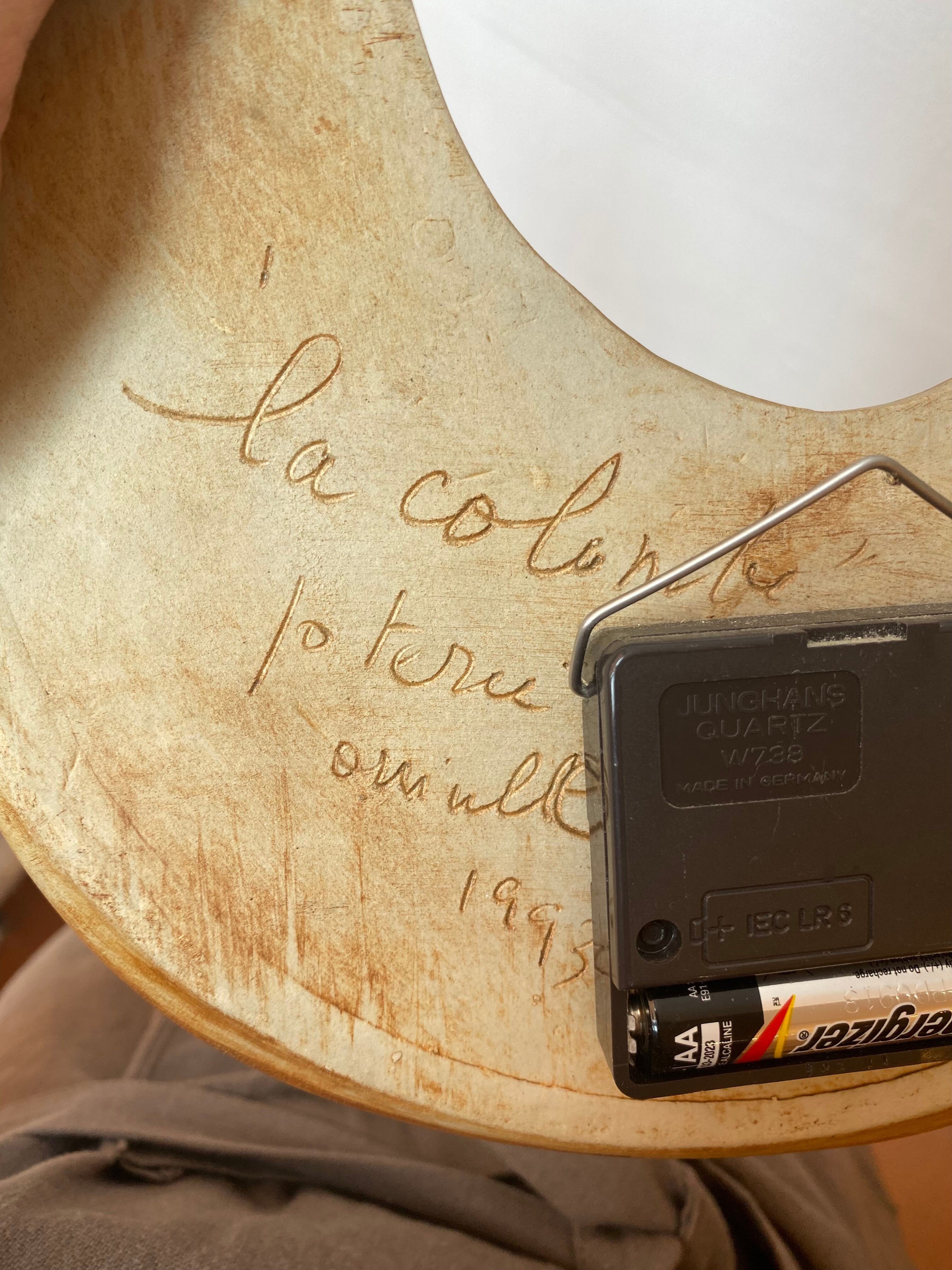 Clock of la colombe - vallauris 1993