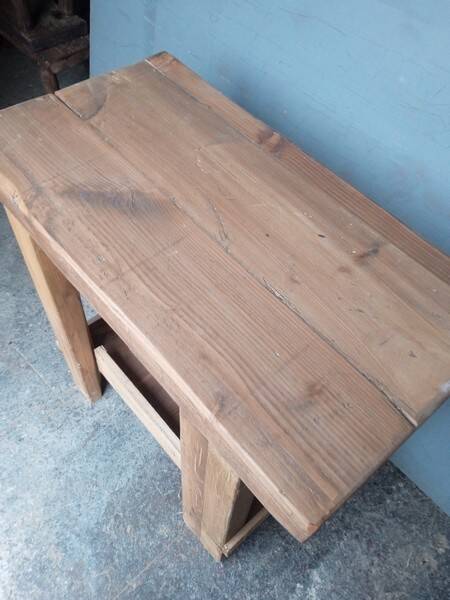 Workbench 90cm old solid wood