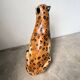 XL Italian ceramic leopard sculpture statue 1970