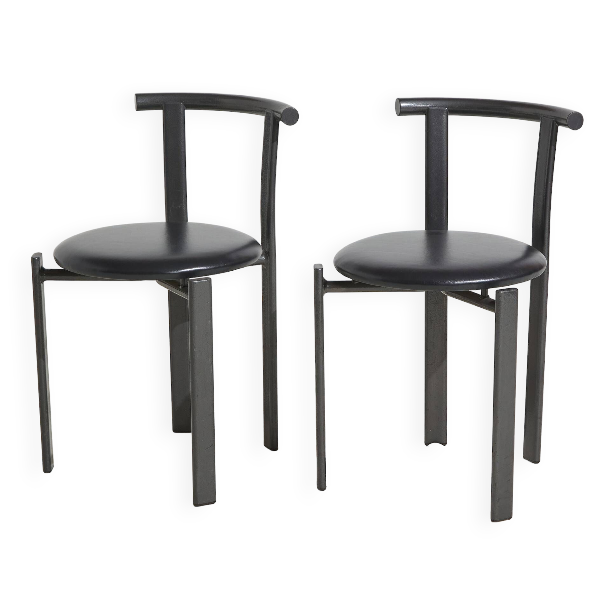 Set of 6 MK9170 POSTMODERN STYLE METAL FRAMED CHAIR