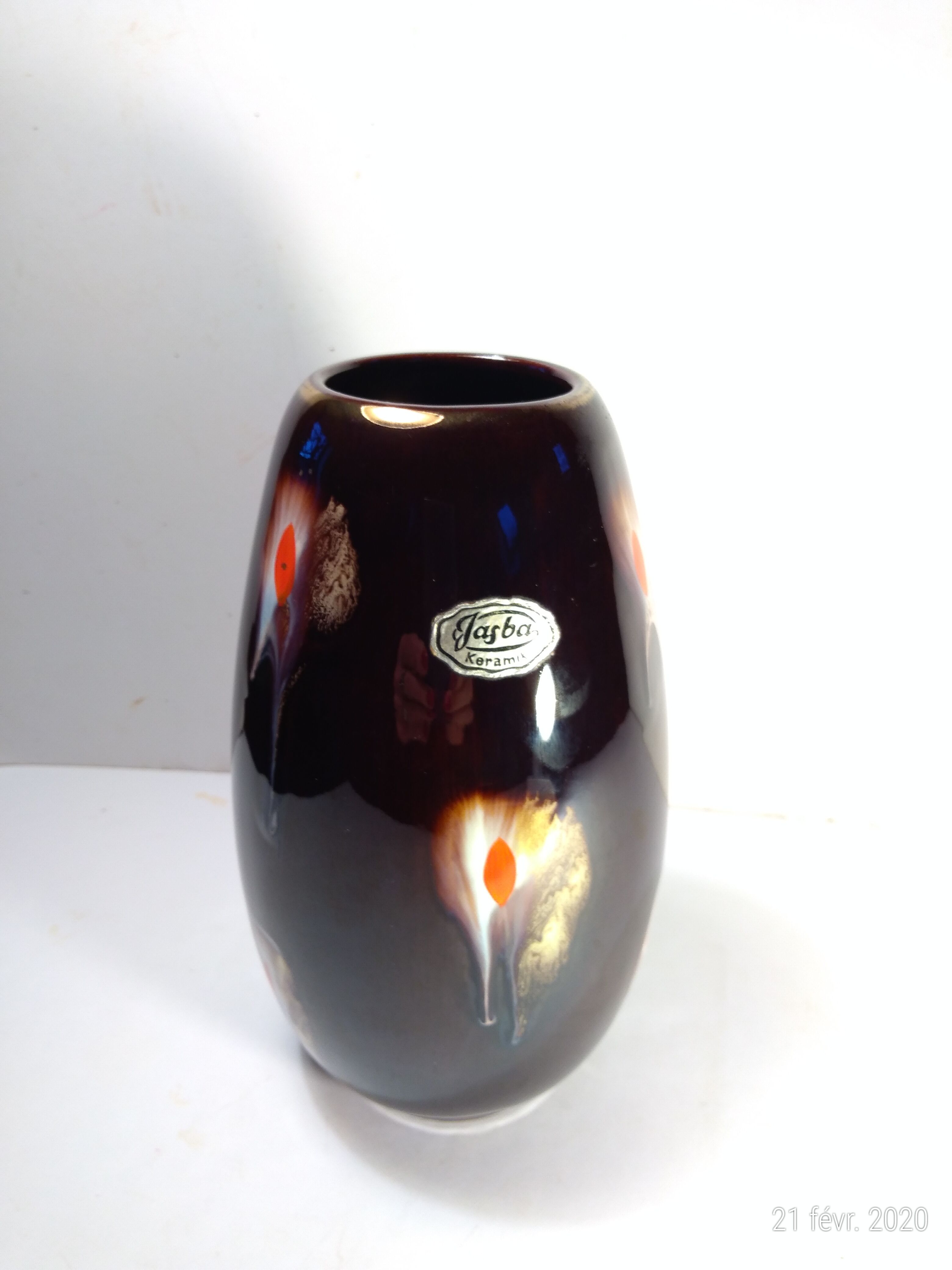 Vase W Germany ceramic Jasba keramik vintage 50/60