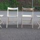 Set of 4 vintage folding chairs.