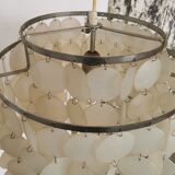Vintage mother-of-pearl chandelier from the 70s