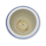 1930s Italian Hand-Painted Ceramic Planter - Vibrant Floral Motif