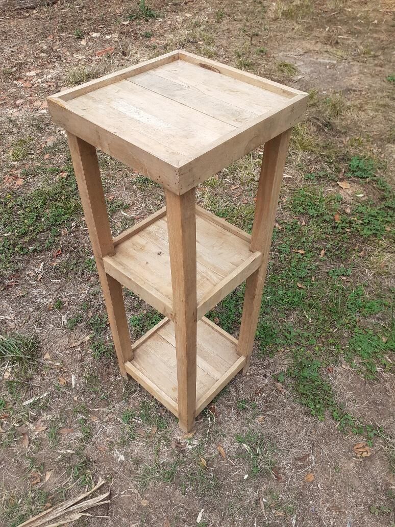 Wooden side table
