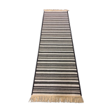 Beautifully Created Striped Runner, 60x200cm, bespoke, retro, home decor, Wool