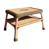 Rattan coffee table
