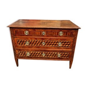 Commode louis xvi marqueterie