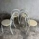 Vintage metal and plastic chairs, set of 4