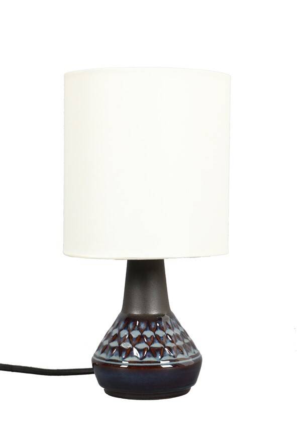 Danish “Blue Series” table lamp by Einar Johansen for Søholm, 1960s