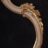 20th century lacquered and gilded Italian mirror