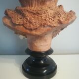 Bust signed D. Van Den Bossche in terracotta