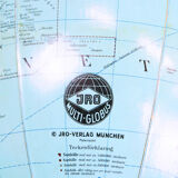 Globe terrestre lumineux, JRO Globus, 1960