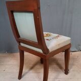 Mahogany consulate chair
