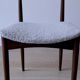Suite de 6 chaises en bois design 1950