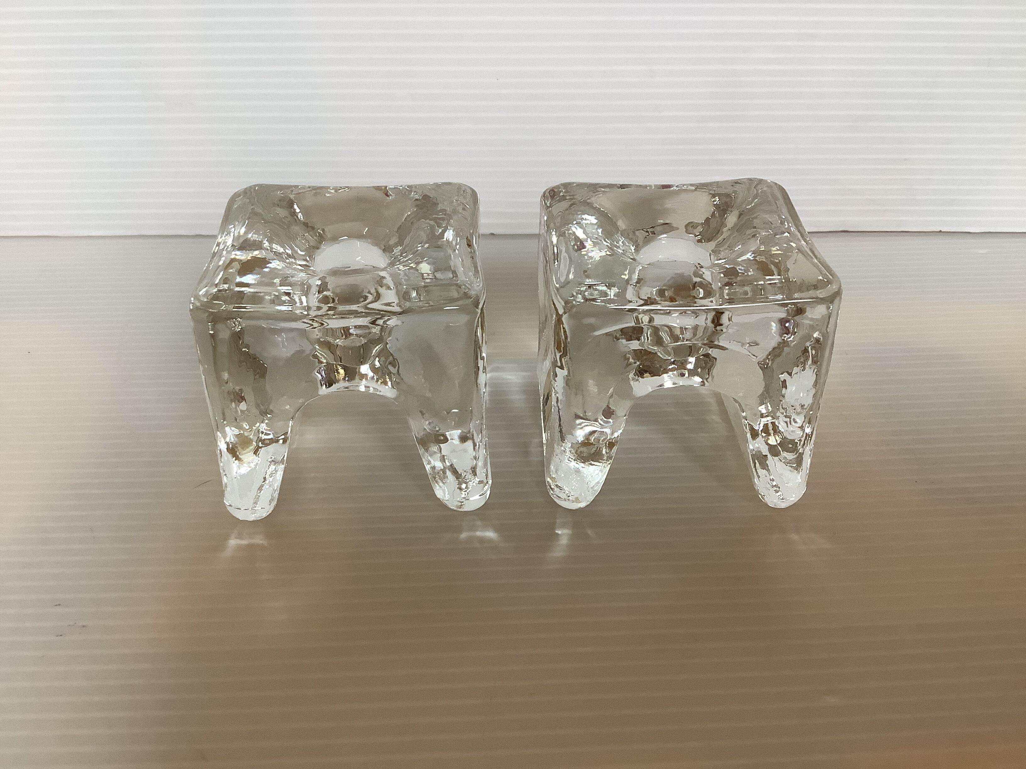 Pair of Juhava candle holders Finland