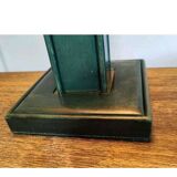 Lampe Art Déco Attribuée à Paul Dupré Lafon / Cuir Se killier et Parch