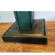 Art Deco Lamp Attributed to Paul Dupré Lafon / Se Killier and Parch Leather