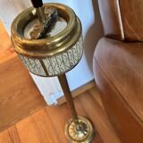 Ashtray roulette ashtray Schleuderascher chiseled brass