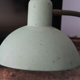Old sheet metal workshop lamp