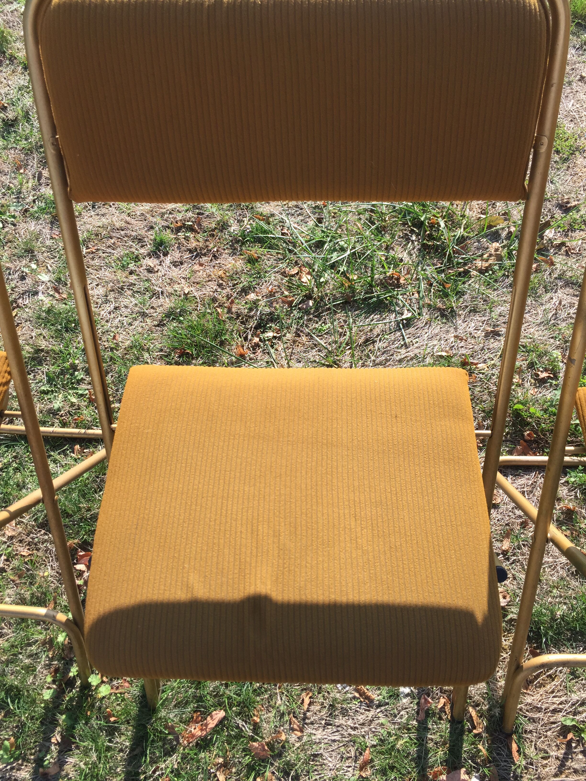 3 Chairs Folding vintage