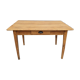 Desk table Oak knotted 1925 false drawer