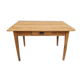 Desk table Oak knotted 1925 false drawer