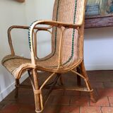 Wicker armchair