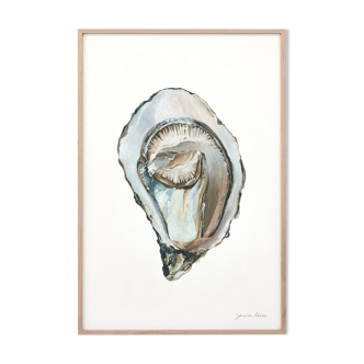 "Ada", the oyster, art print 21/29.7 cm