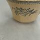 Iron earth tea cup St Amand - antique French earthenware with patina