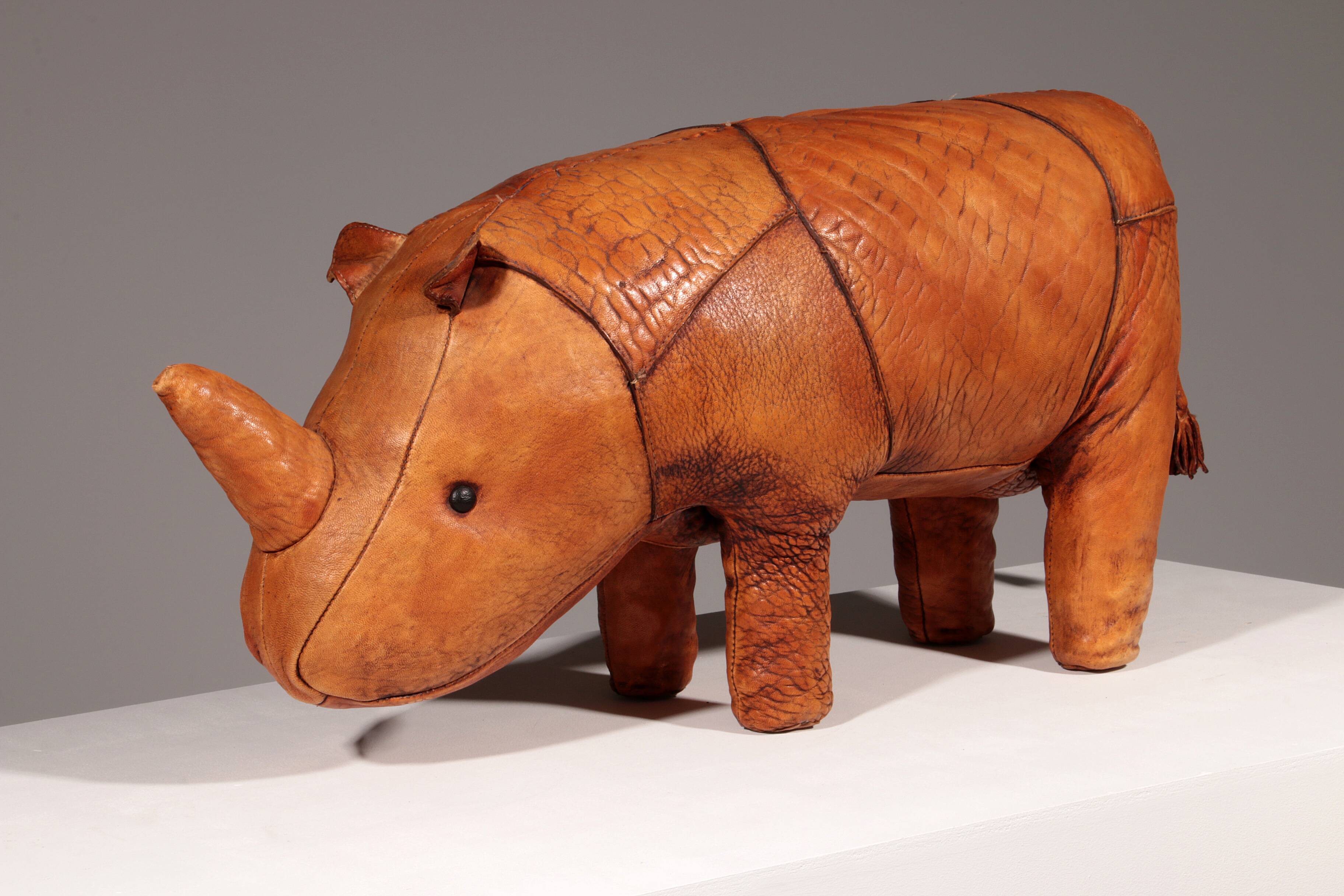 Dimitri Omersa footstool Model rhino made in England,1960