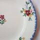 Suite de 6 assiettes en faïence de Sarguemine