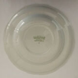 Assiette creuse porcelaine Sarguemines oiseau