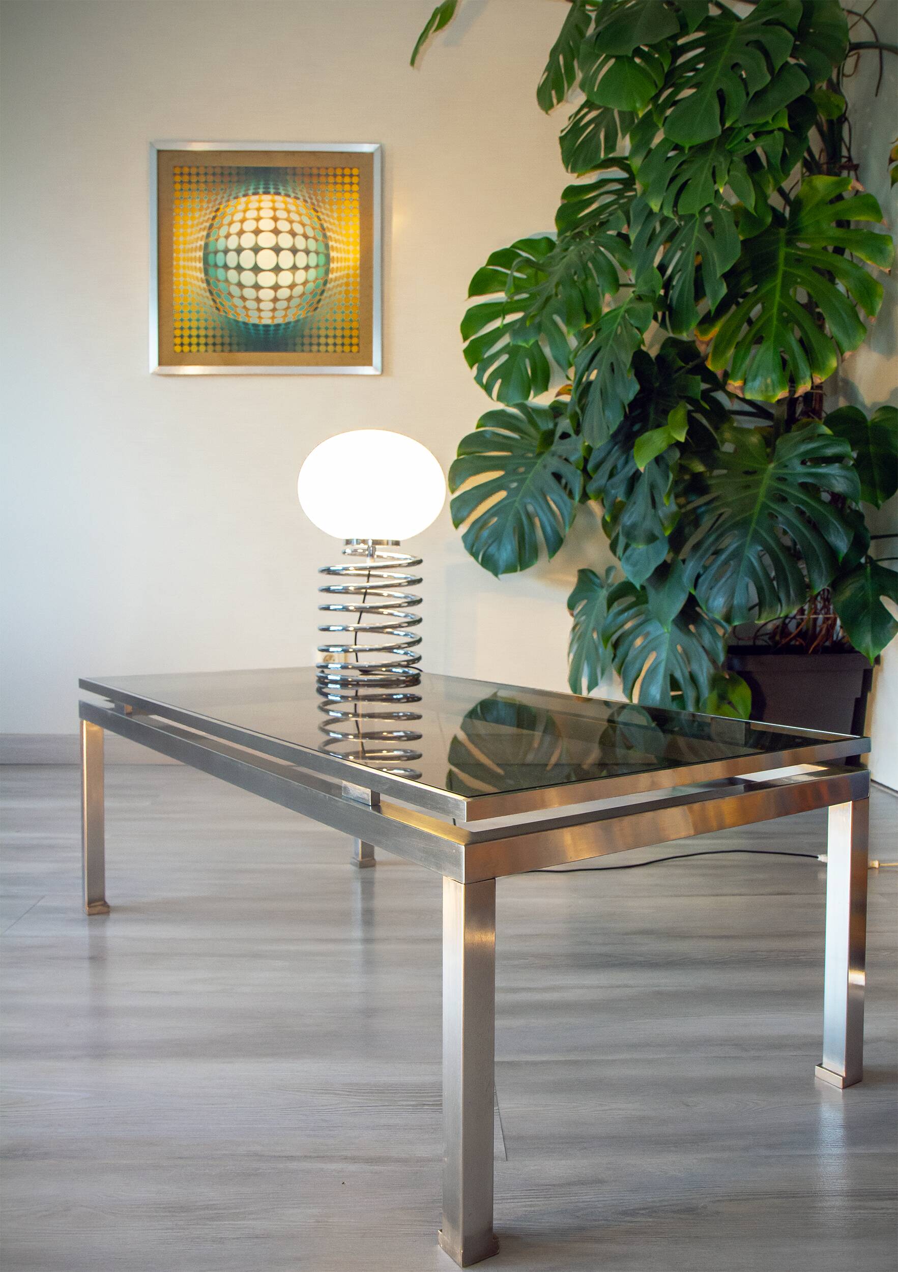 1970 coffee table by Guy Lefevre for Maison Jansen