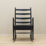 Rocking-chair en hêtre, design danois, années 1970, production: Danemark