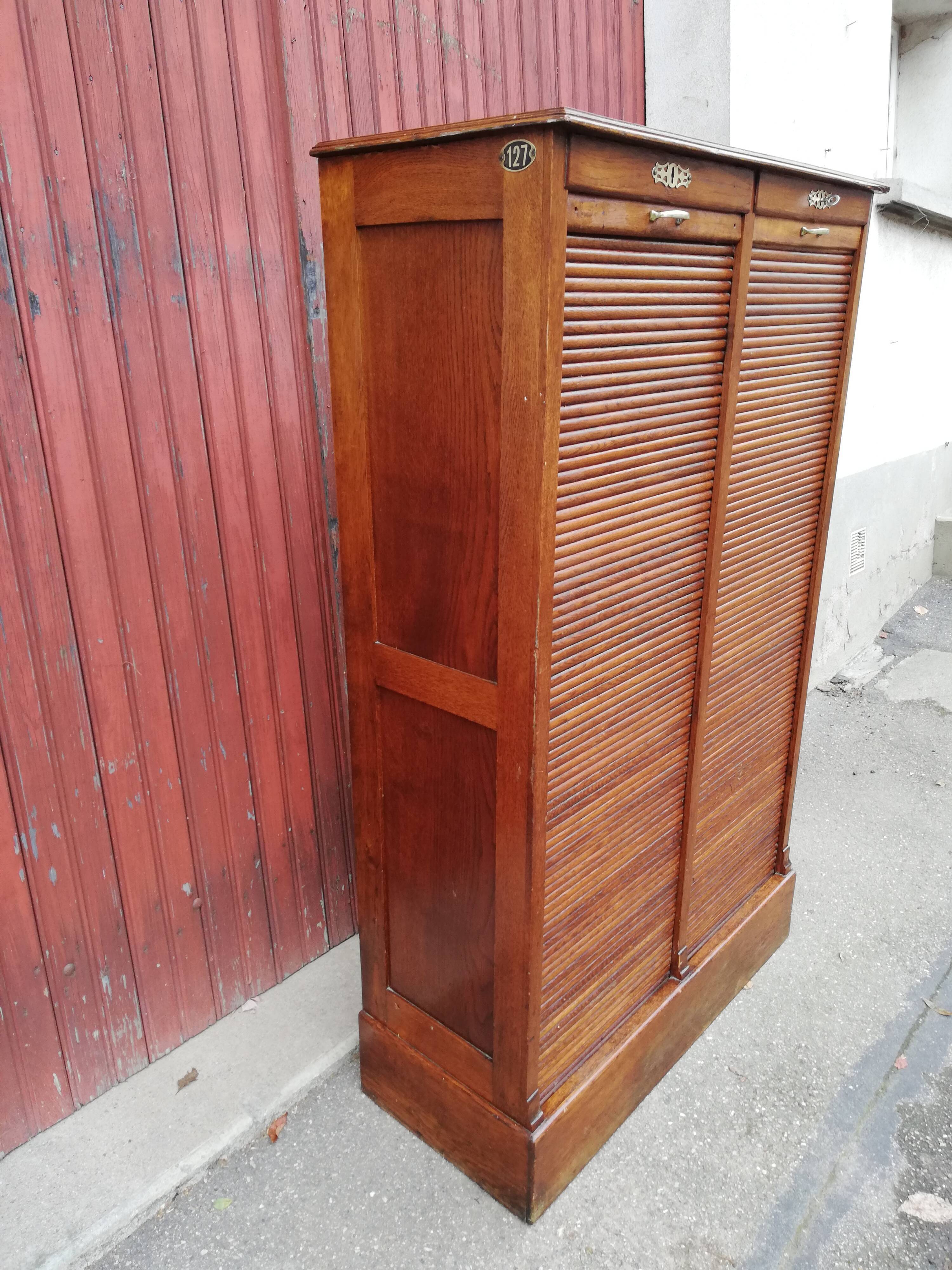 Meuble classeur à rideaux double Selency