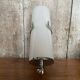 Old Delmas Disderot Wall Lamp Chrome Metal + White Opaline Vintage