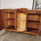 Buffet, art deco bar, walnut