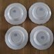 4 assiettes creuses Dordrecht Boch Frères La Louvière