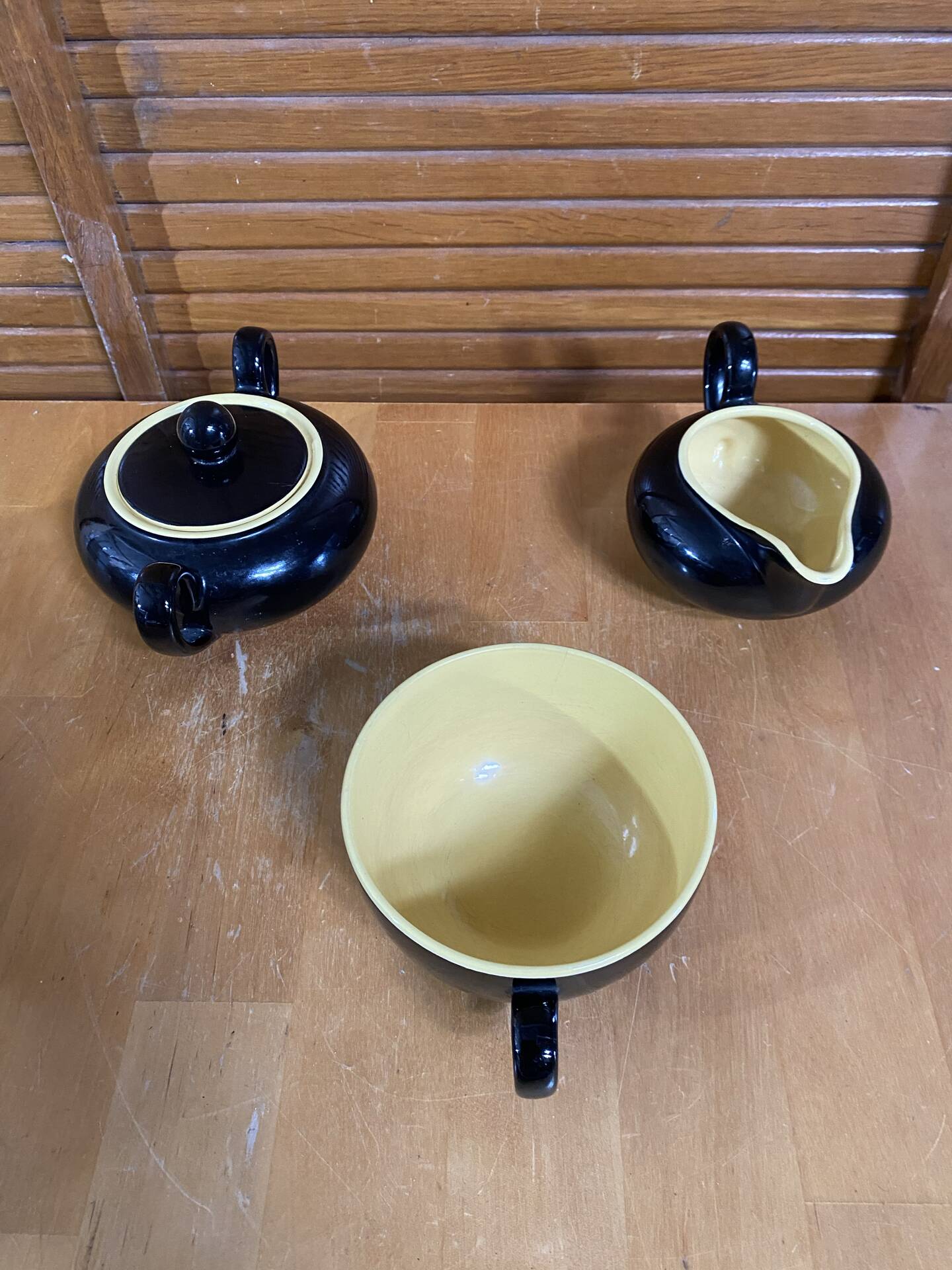 Tea service café ancien villeroy & boch model biarritz vintage ceramic