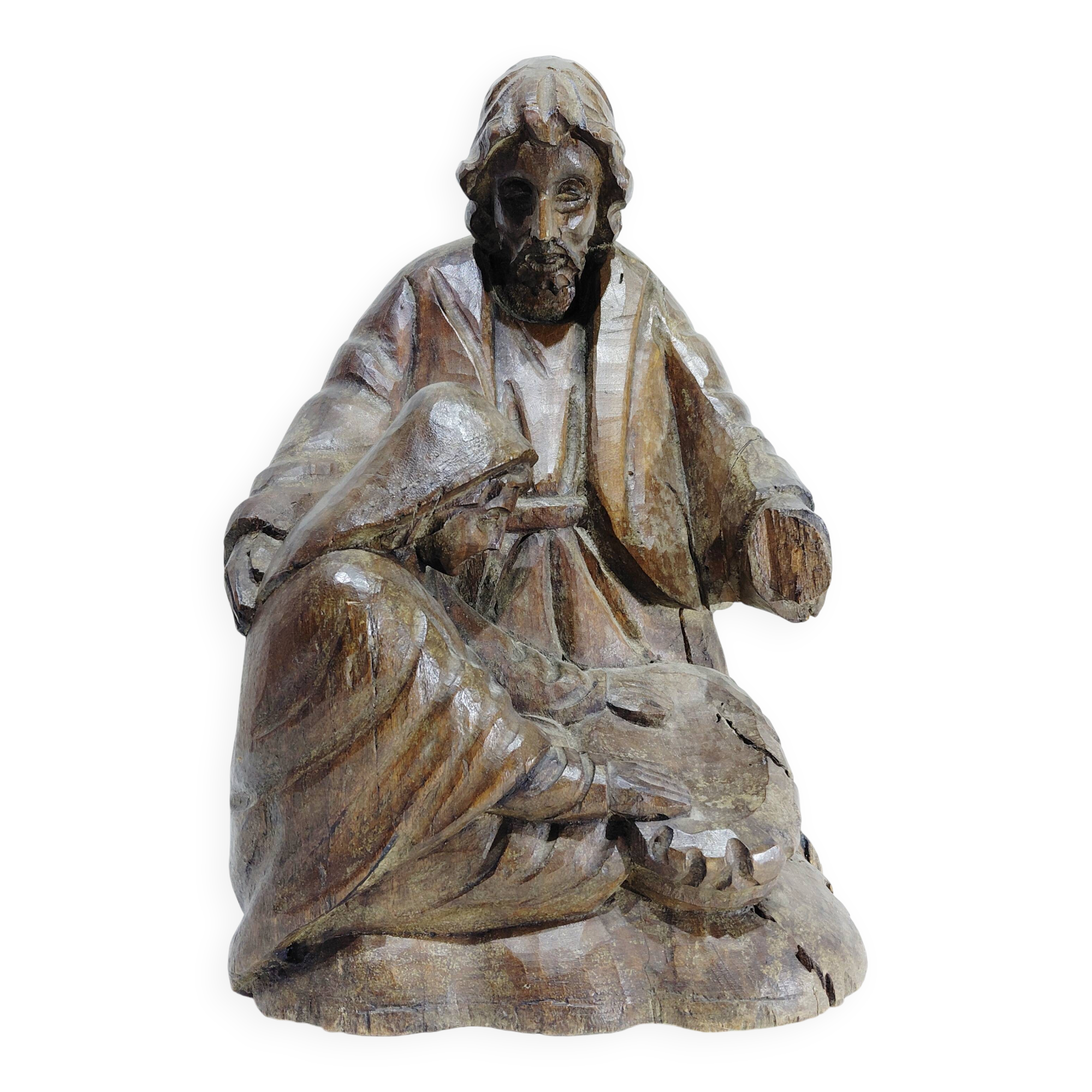 RELIGIOUS STATUE - JOSEPH AND MARY