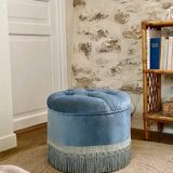 Pouf en velours