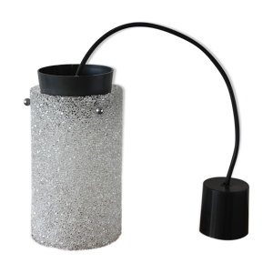 Suspension globe cylindre perspex
