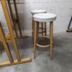 Standing table and 4 high stools Baumann 1990