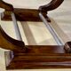 Dining room table Art Deco period in Walnut, base Lyre