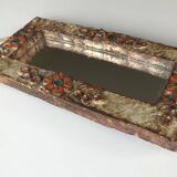 Ceramic mirror, La Roue, Vallauris.