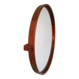 Scandinavian wall mirror in teak - luxury